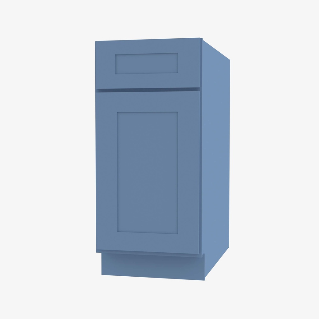 AX-B21 Single Door Base Cabinet | Xterra Blue Shaker
