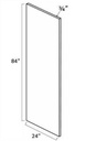 GW-REP2484-3/4"" Refrigerator End Panel | Forevermark Gramercy White