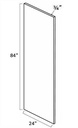 GW-REP2484(3)-3/4"" Refrigerator End Panel | Forevermark Gramercy White