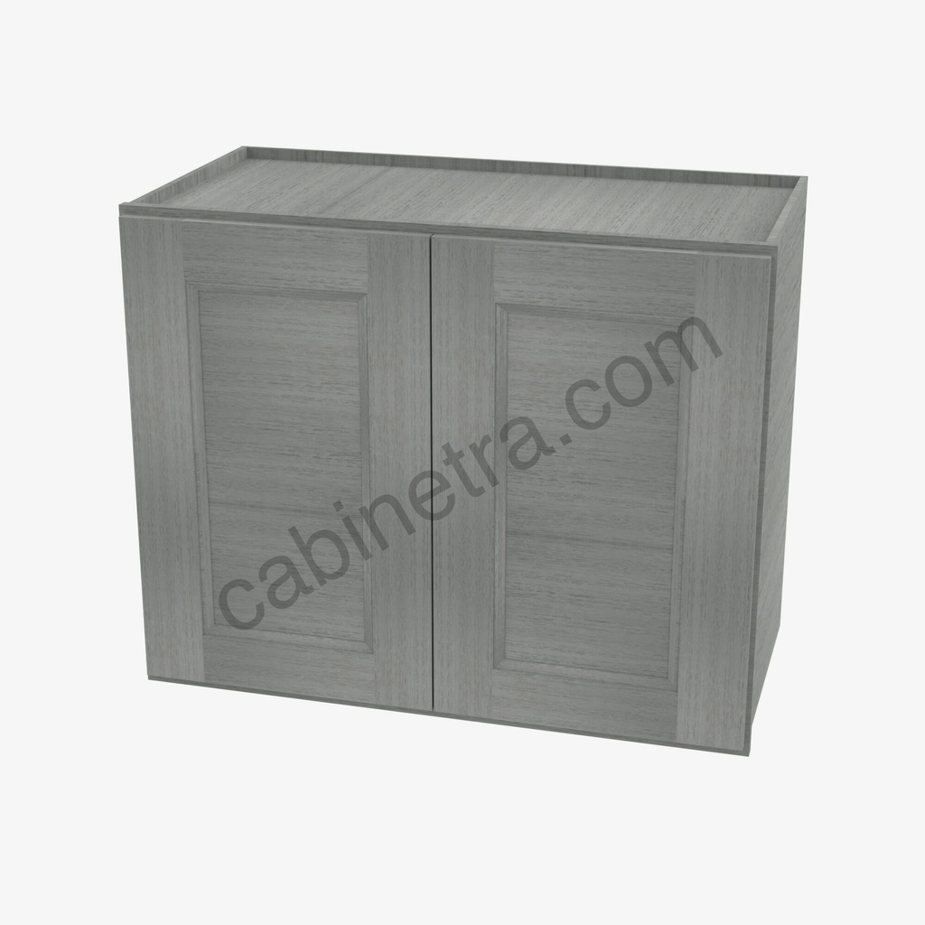 TG-W3336B Double Door Wall Cabinet | Forevermark Midtown Grey