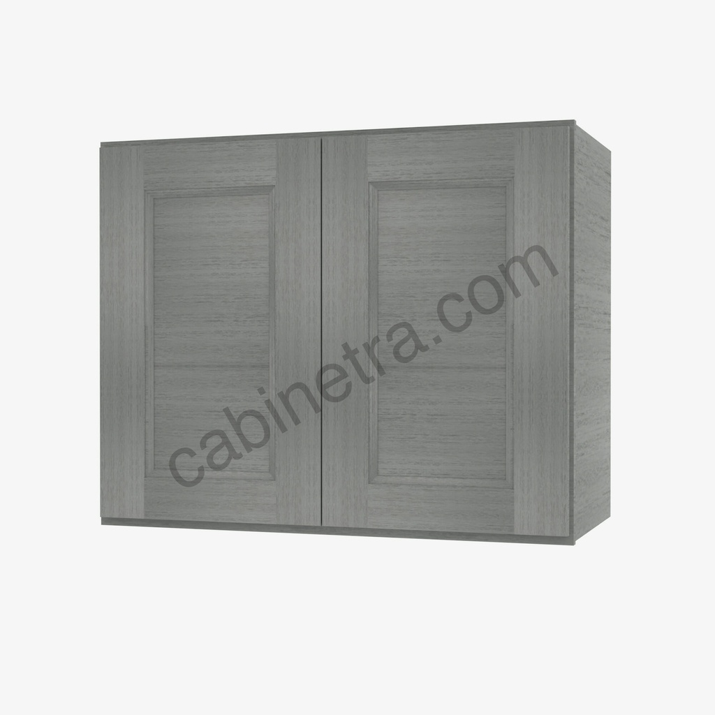 TG-W3342B Double Door Wall Cabinet | Forevermark Midtown Grey
