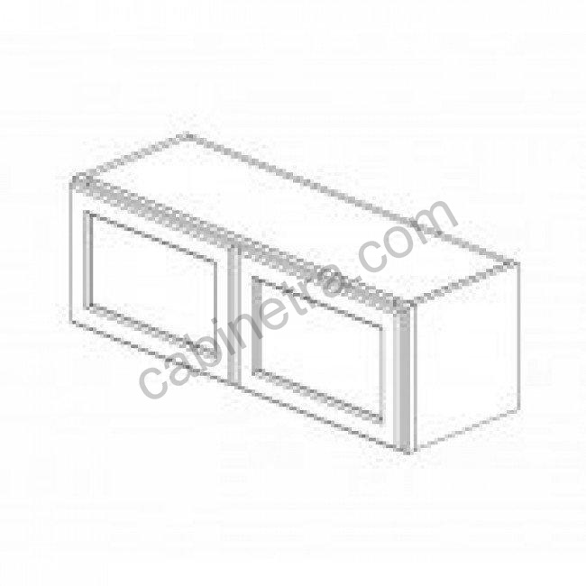 TG-W3612B Double Door Wall Cabinet | Forevermark Midtown Grey