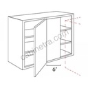 TG-WBLC30/33-3042 Wall Blind Corner Cabinet | Forevermark Midtown Grey