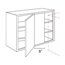 TG-WBLC30/33-3030 Wall Blind Corner Cabinet | Forevermark Midtown Grey