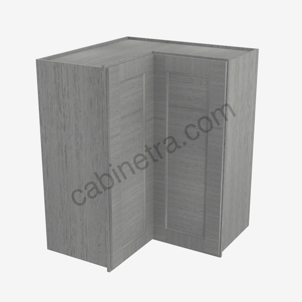 TG-WSQ2436 Easy Reach Wall Corner Cabinet | Forevermark Midtown Grey