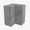 TG-WSQ2436 Easy Reach Wall Corner Cabinet | Forevermark Midtown Grey