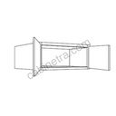 TG-W332424B Wall Refrigerator Cabinet | Forevermark Midtown Grey