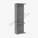 TG-WES530 Wall End Shelf with Open Shelves | Forevermark Midtown Grey