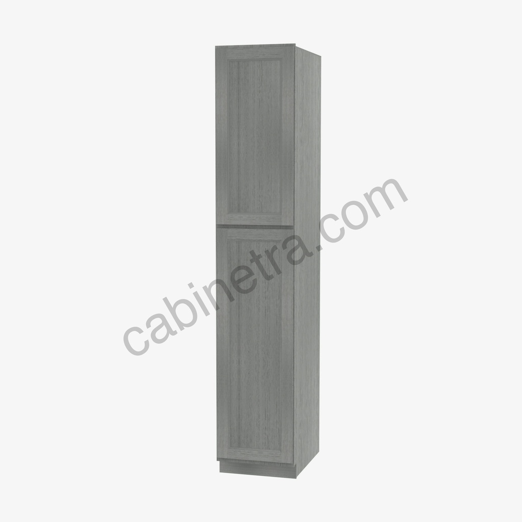 TG-WP1584 Tall Wall Pantry Cabinet | Forevermark Midtown Grey