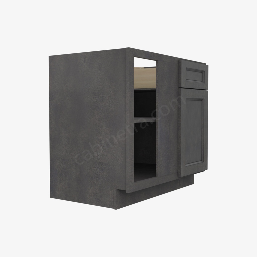 TS-BBLC39/42-36""W Base Blind Corner Cabinet | Forevermark Townsquare Grey