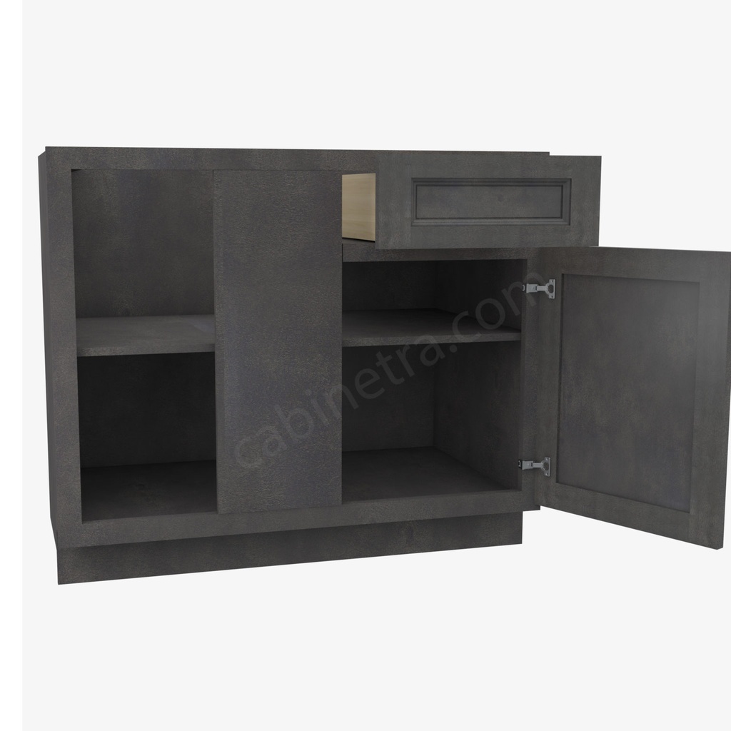 TS-BBLC42/45-39""W Base Blind Corner Cabinet | Forevermark Townsquare Grey
