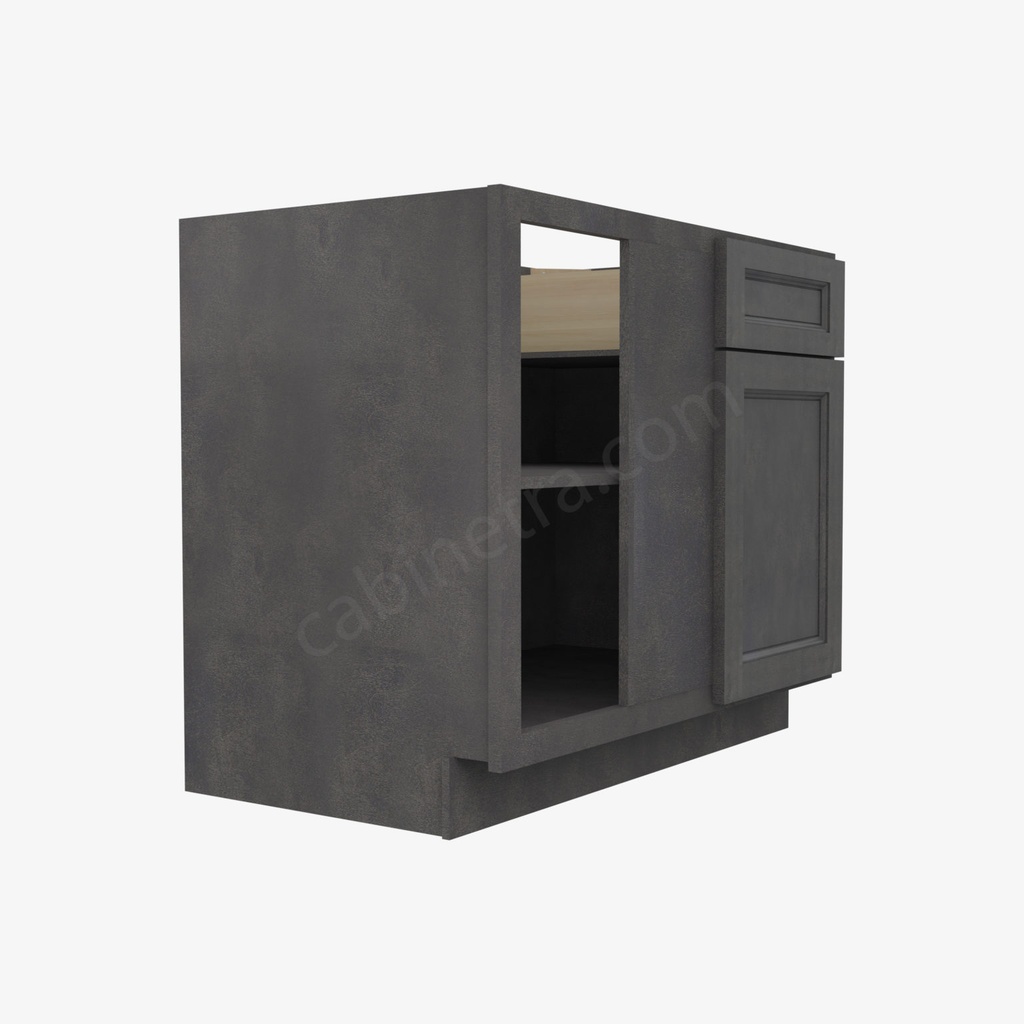 TS-BBLC42/45-39""W Base Blind Corner Cabinet | Forevermark Townsquare Grey