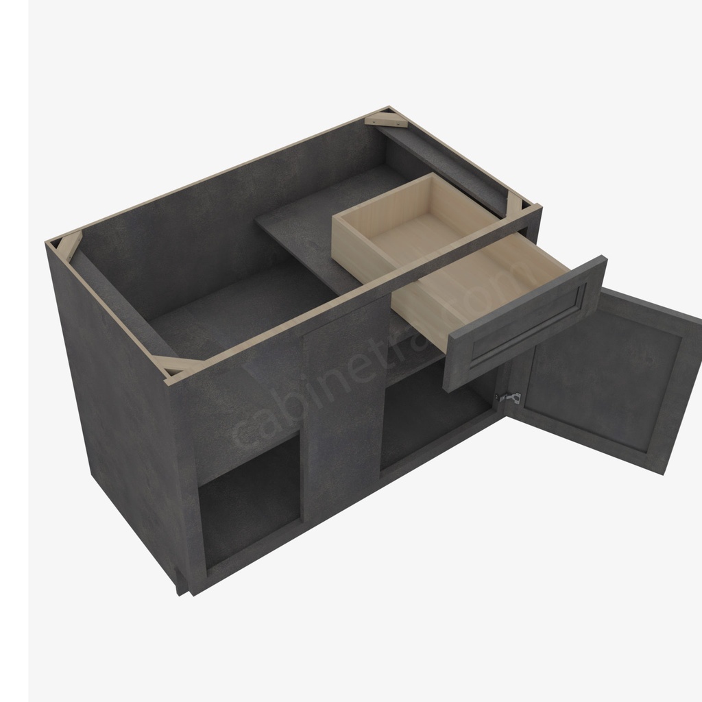 TS-BBLC45/48-42""W Base Blind Corner Cabinet | Forevermark Townsquare Grey