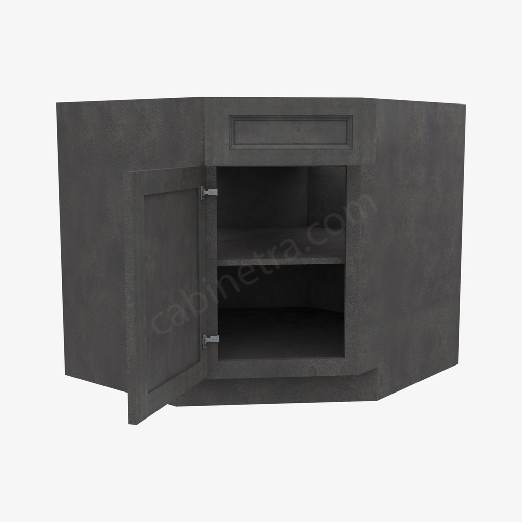 TS-BDCF36 Base Diagonal Corner Sink Cabinet | Forevermark Townsquare Grey