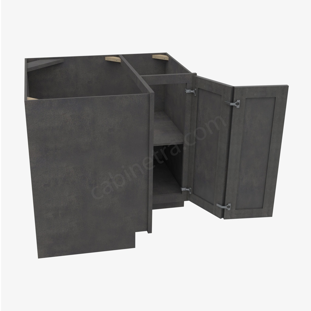 TS-LS3612S (EZR3612) Easy (EZ) Reach Lazy Susan Base Corner Cabinet | Forevermark Townsquare Grey