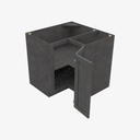 TS-LS3612S (EZR3612) Easy (EZ) Reach Lazy Susan Base Corner Cabinet | Forevermark Townsquare Grey