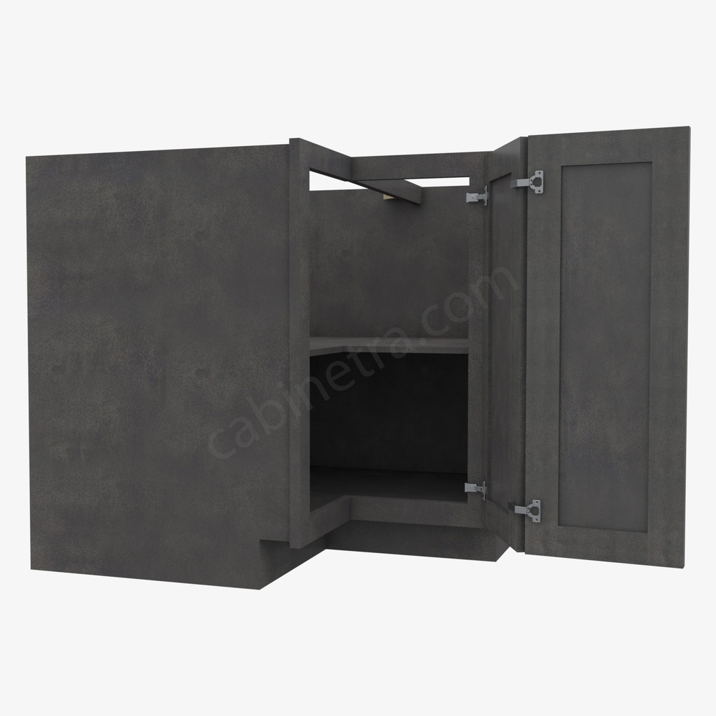 TS-LS3612S (EZR3612) Easy (EZ) Reach Lazy Susan Base Corner Cabinet | Forevermark Townsquare Grey