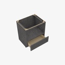TS-B30MW (30""W) Microwave Base Cabinet | Forevermark Townsquare Grey