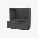 TS-B30MW (30""W) Microwave Base Cabinet | Forevermark Townsquare Grey
