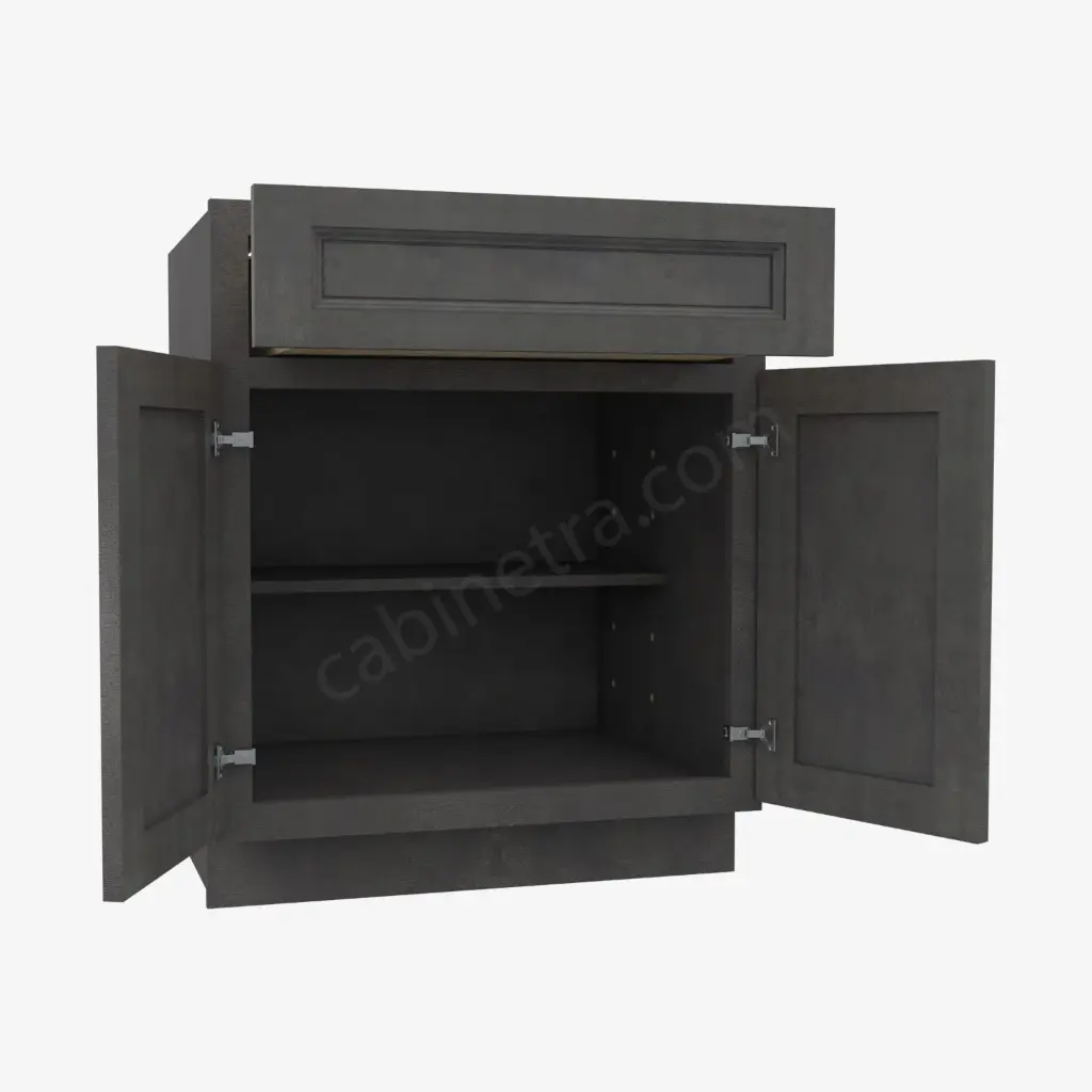 TS-B27B Double Door Base Cabinet | Forevermark Townsquare Grey