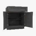 TS-B27B Double Door Base Cabinet | Forevermark Townsquare Grey