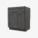 TS-B27B Double Door Base Cabinet | Forevermark Townsquare Grey