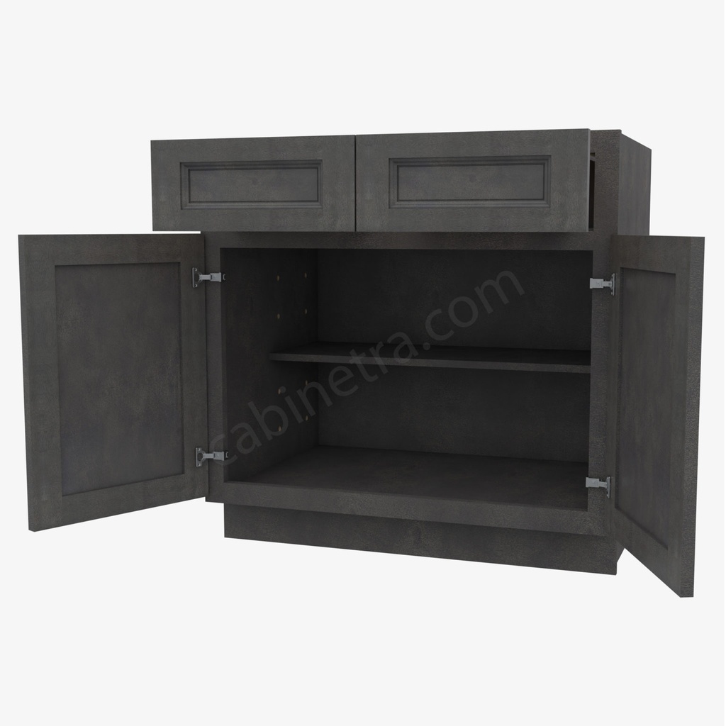 TS-B33B Double Door Base Cabinet | Forevermark Townsquare Grey