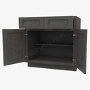 TS-B33B Double Door Base Cabinet | Forevermark Townsquare Grey