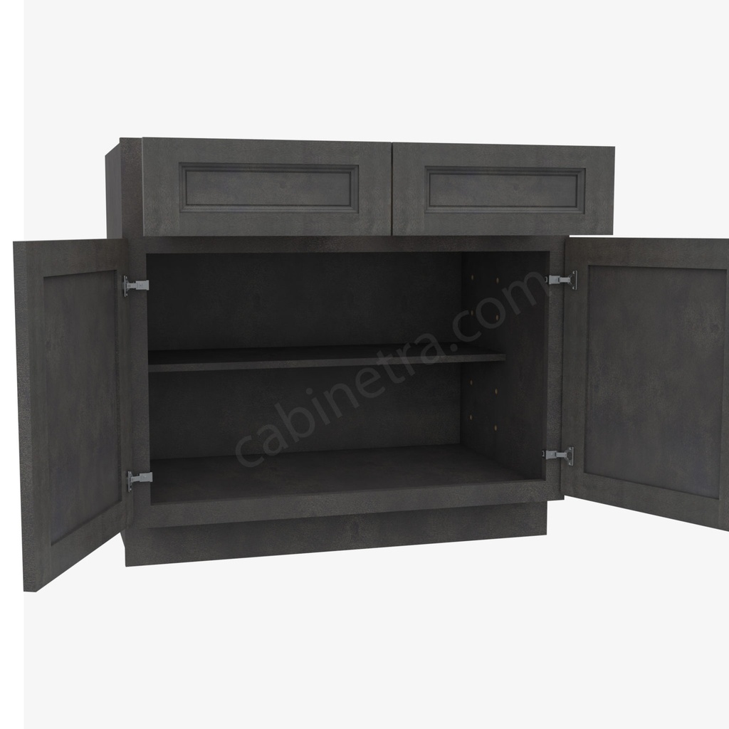 TS-B36B Double Door Base Cabinet | Forevermark Townsquare Grey