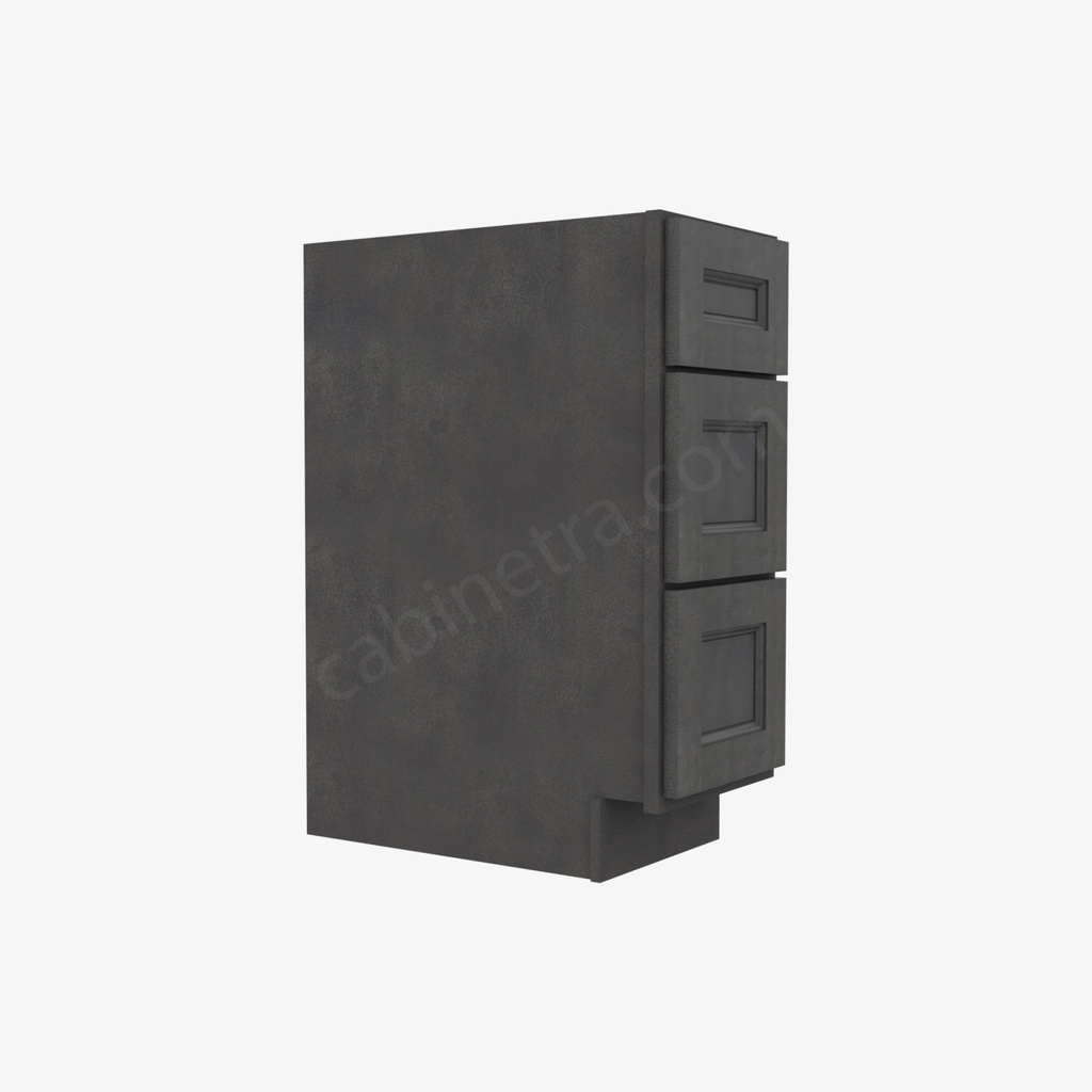 TS-DB12(3) 3 Drawer Pack Base Cabinet | Forevermark Townsquare Grey