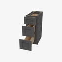 TS-DB12(3) 3 Drawer Pack Base Cabinet | Forevermark Townsquare Grey