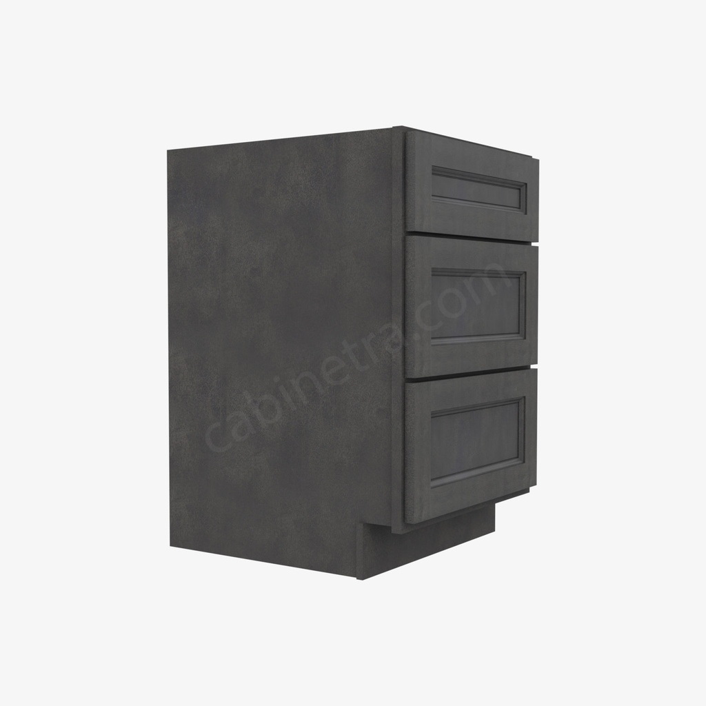TS-DB21(3) 3 Drawer Pack Base Cabinet | Forevermark Townsquare Grey