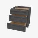 TS-DB30(3) 3 Drawer Pack Base Cabinet | Forevermark Townsquare Grey