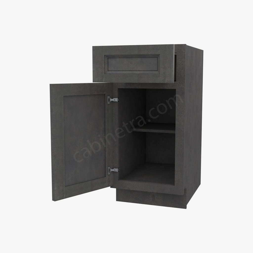 TS-B15 Single Door Base Cabinet | Forevermark Townsquare Grey