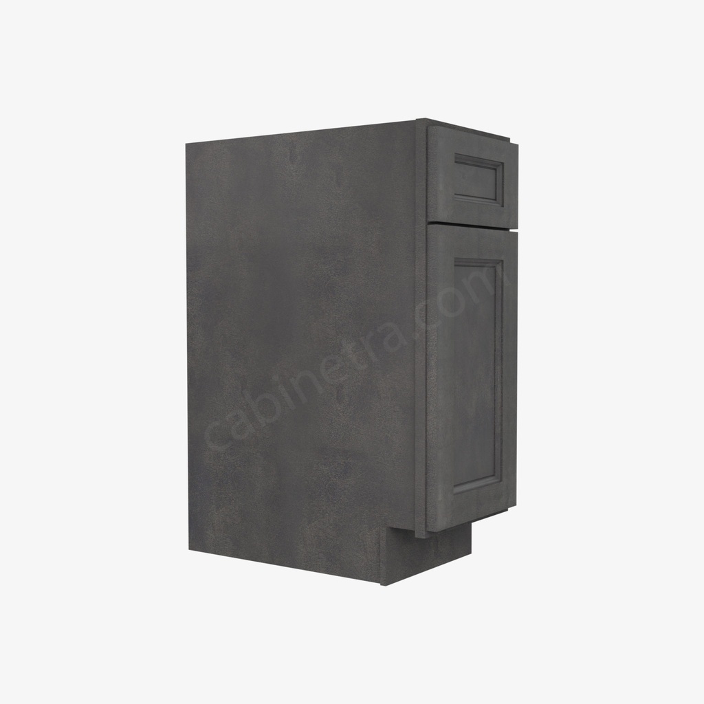 TS-B12 Single Door Base Cabinet | Forevermark Townsquare Grey