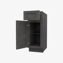 TS-B12 Single Door Base Cabinet | Forevermark Townsquare Grey