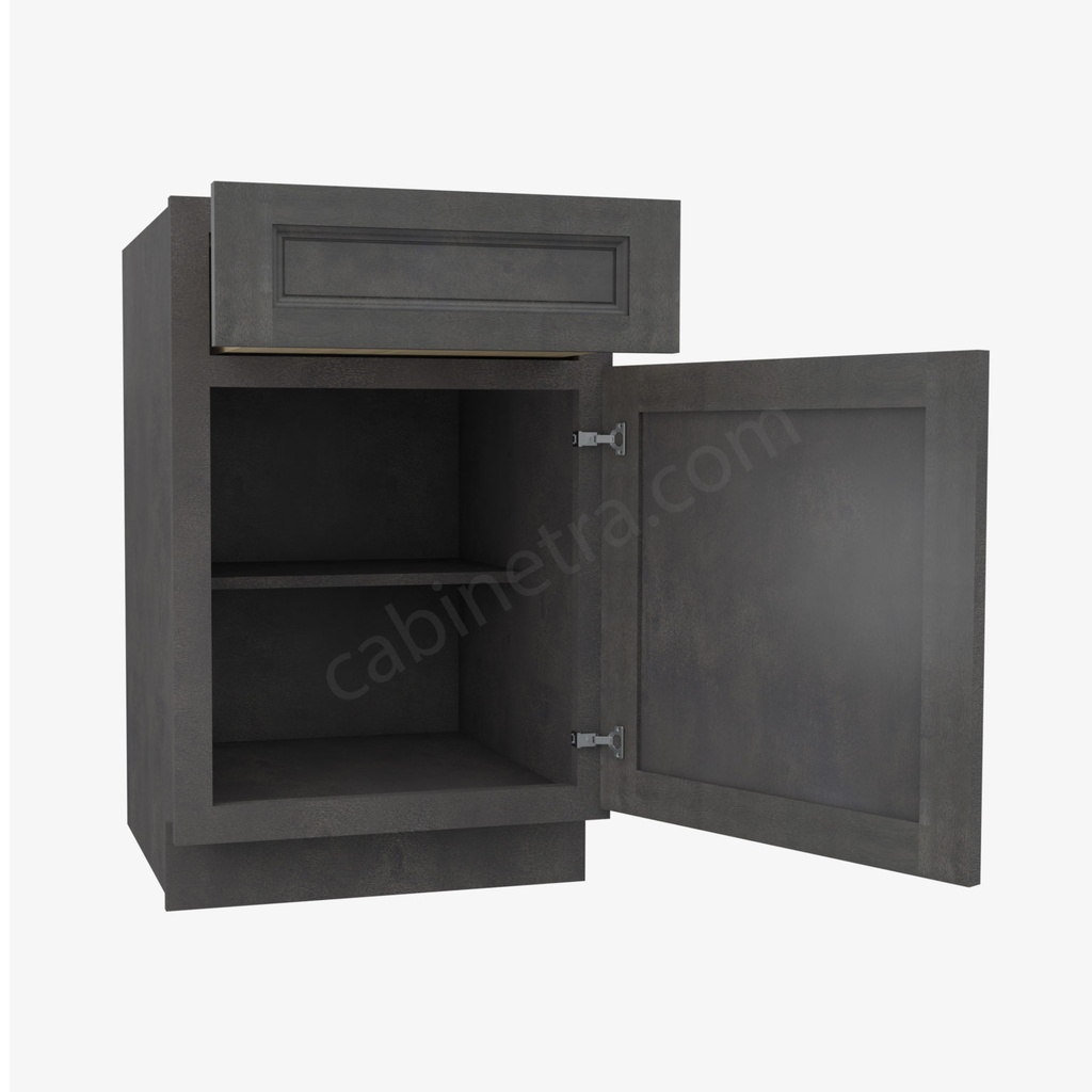 TS-B21 Single Door Base Cabinet | Townsquare Grey