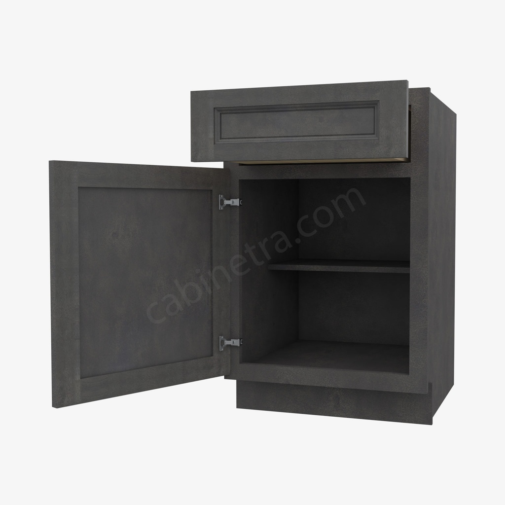 TS-B21 Single Door Base Cabinet | Townsquare Grey