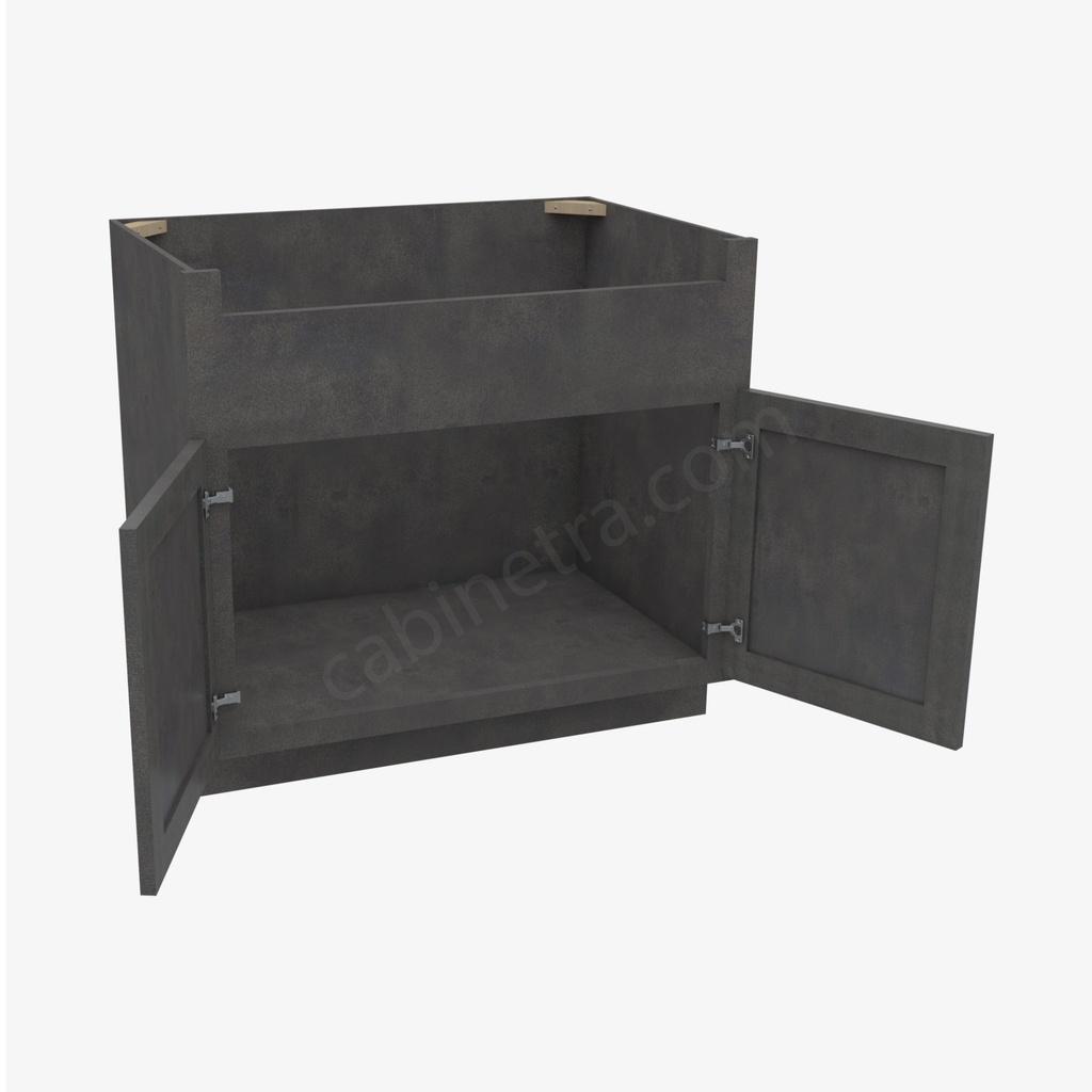 TS-FSB36B Farm Sink Base Cabinet | Forevermark Townsquare Grey