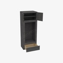 TS-OM3390B Tall Double Oven / Oven Microwave Cabinet | Forevermark Townsquare Grey