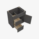 TS-S3021DL-34-1/2"" Combo Vanity with Left Drawer | Forevermark Townsquare Grey