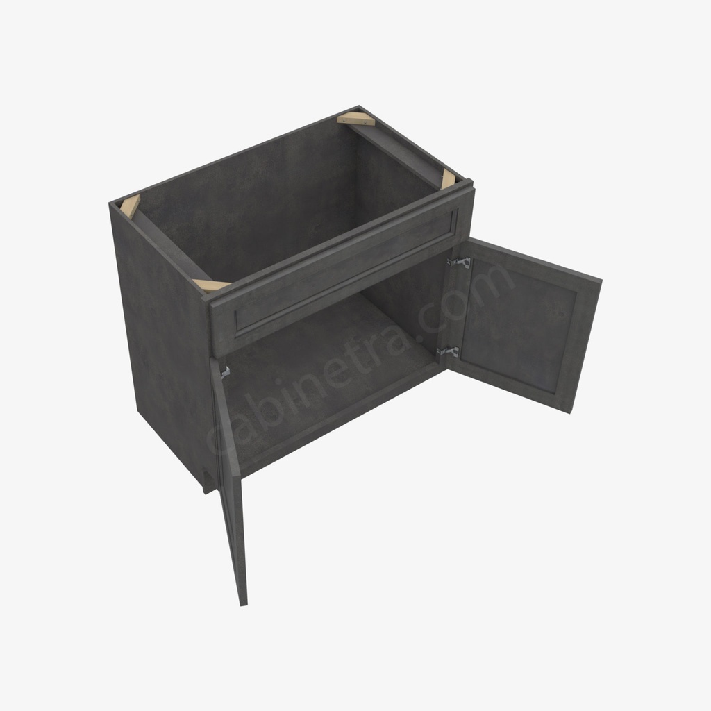 TS-S3621B-34-1/2"" Sink Base Vanity with Drawers | Forevermark Townsquare Grey