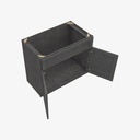 TS-S3621B-34-1/2"" Sink Base Vanity with Drawers | Forevermark Townsquare Grey
