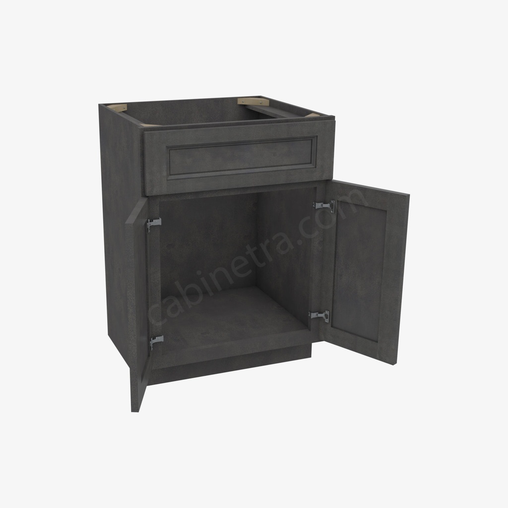 TS-S2421B-34-1/2"" Sink Base Vanity with Drawers | Forevermark Townsquare Grey