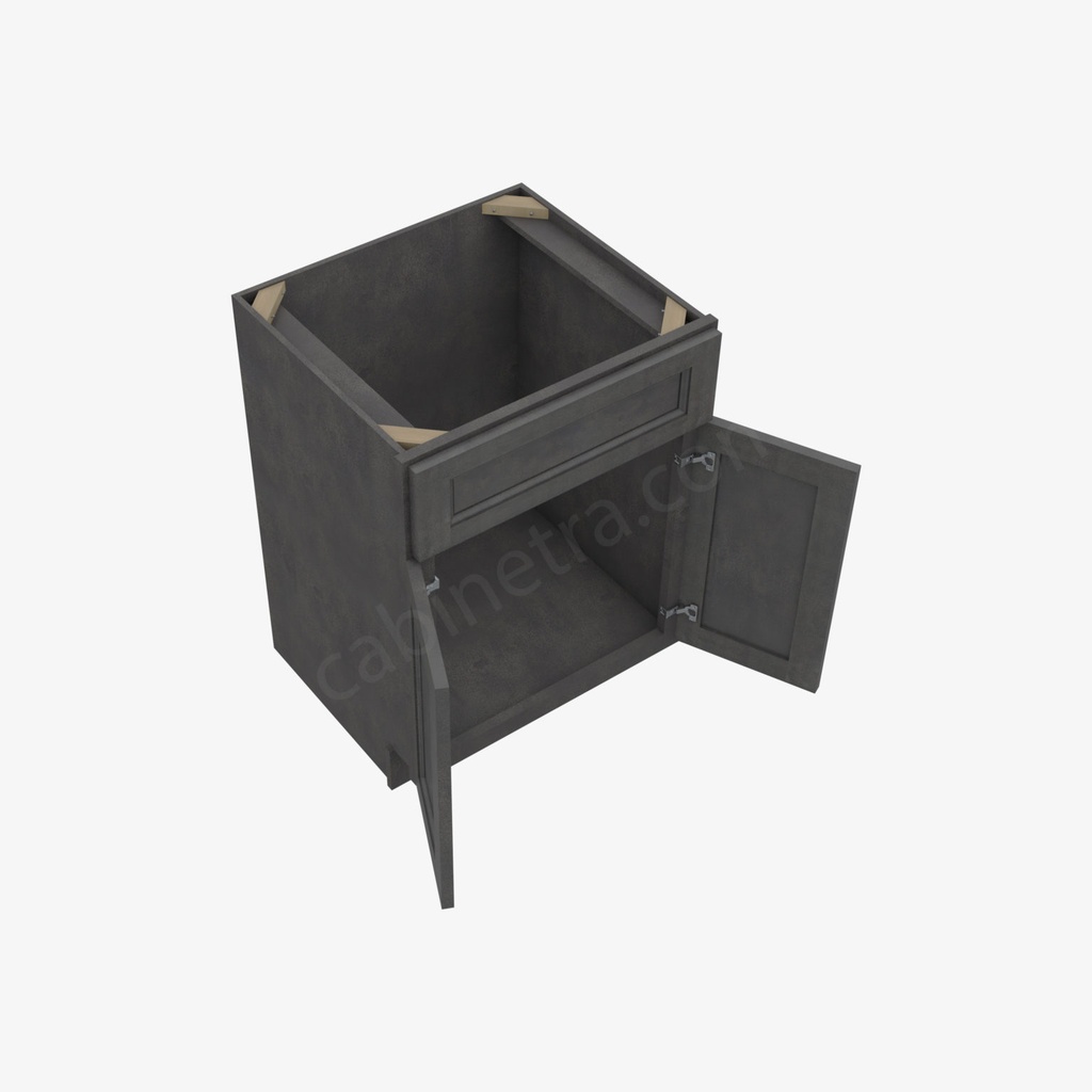 TS-S2421B-34-1/2"" Sink Base Vanity with Drawers | Forevermark Townsquare Grey