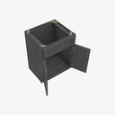 TS-S2421B-34-1/2"" Sink Base Vanity with Drawers | Forevermark Townsquare Grey