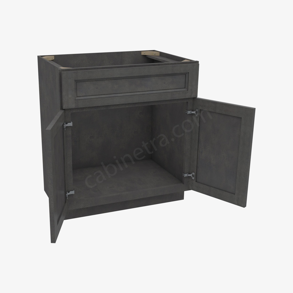 TS-S3021B-34-1/2"" Sink Base Vanity with Drawers | Forevermark Townsquare Grey