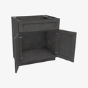 TS-S3021B-34-1/2"" Sink Base Vanity with Drawers | Forevermark Townsquare Grey