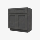 TS-S3021B-34-1/2"" Sink Base Vanity with Drawers | Forevermark Townsquare Grey
