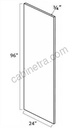 TS-REP2496(3)-3/4"" Refrigerator End Panel | Forevermark Townsquare Grey